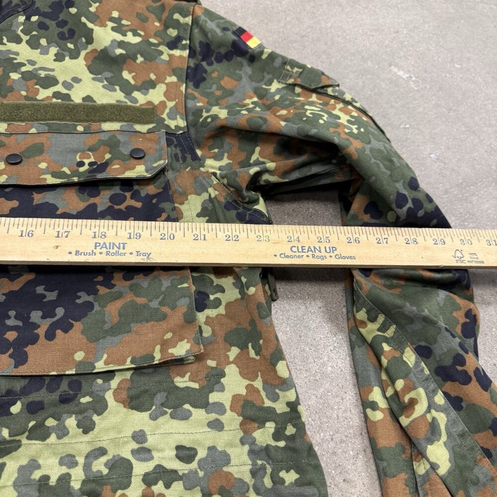 Vintage 2001 German Flektarn Field Jacket Parka Camo Large Military Surplus - Picture 5 of 7